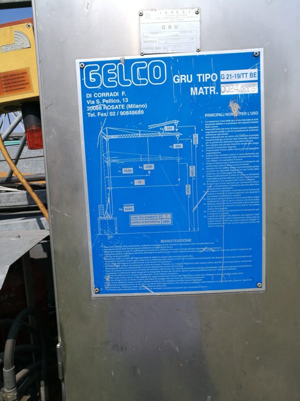 Gelco 21-19 TTBE year 2005 - immagine 2